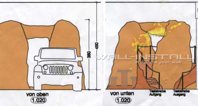 MSD-Paneel ROCA (Felsen) – Entwurf des Architekten - StoneslikeStones Abb. 90209