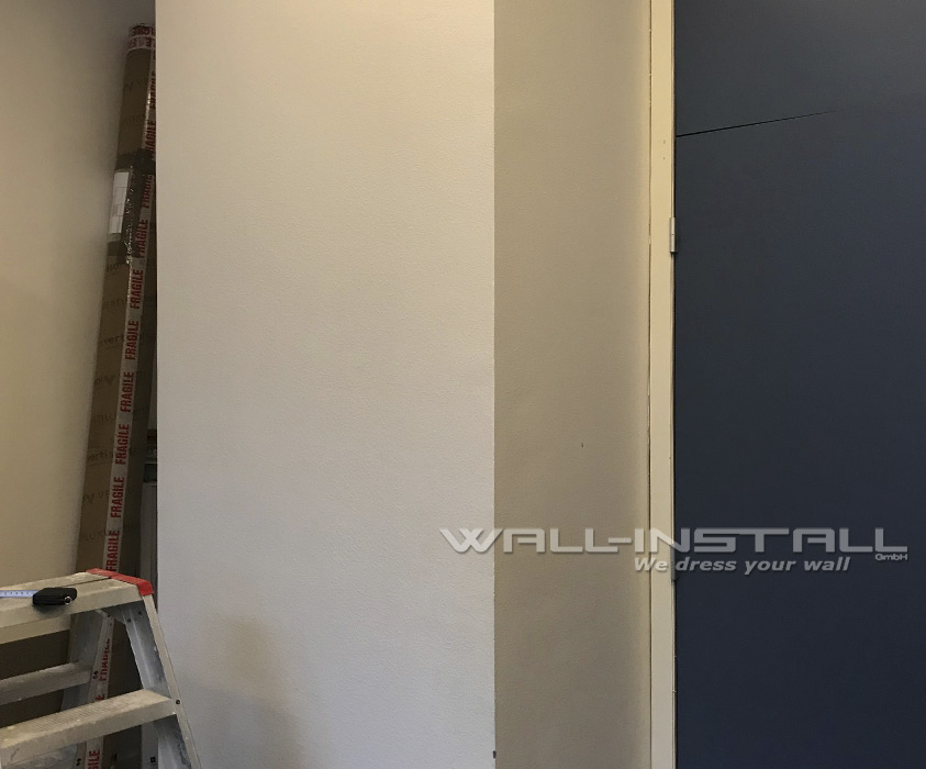 Montage RollBeton – Zustand der Wand vor der Montage - StoneslikeStones Abb. 07165